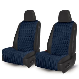 Накидки на сидения Комплект передних накидок (Темно-синий) Ромб 2