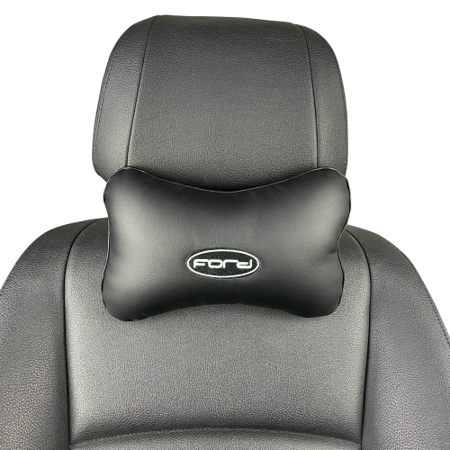 Подушки под шею Подушка под шею черная с вышивкой Ford black
